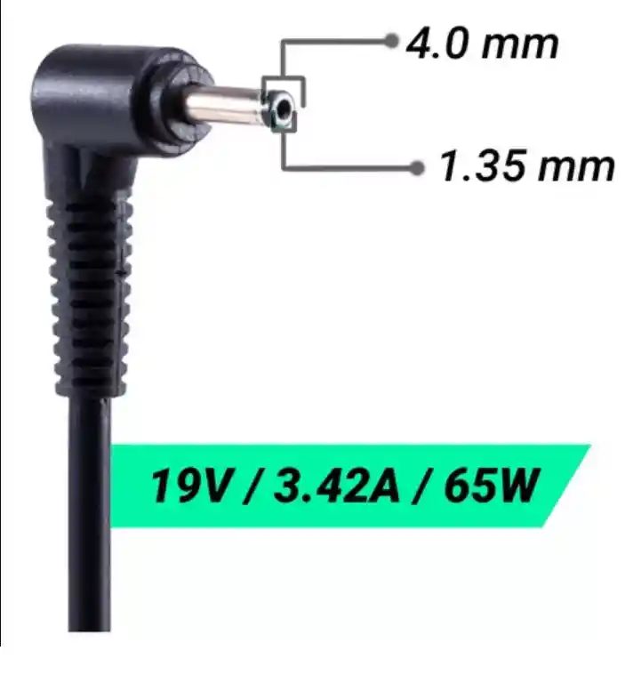 Cargador Compatible Con Portátiles Asus 19v 3.42mah 1.75mah 2.37amah Punta 4.0mm X1.35mm