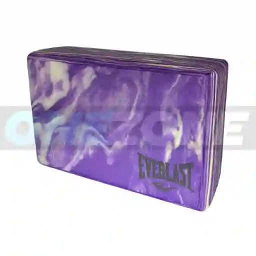 Bloque Yoga Everlast Competicion Marble - Evybk60m/ Morado-blanco