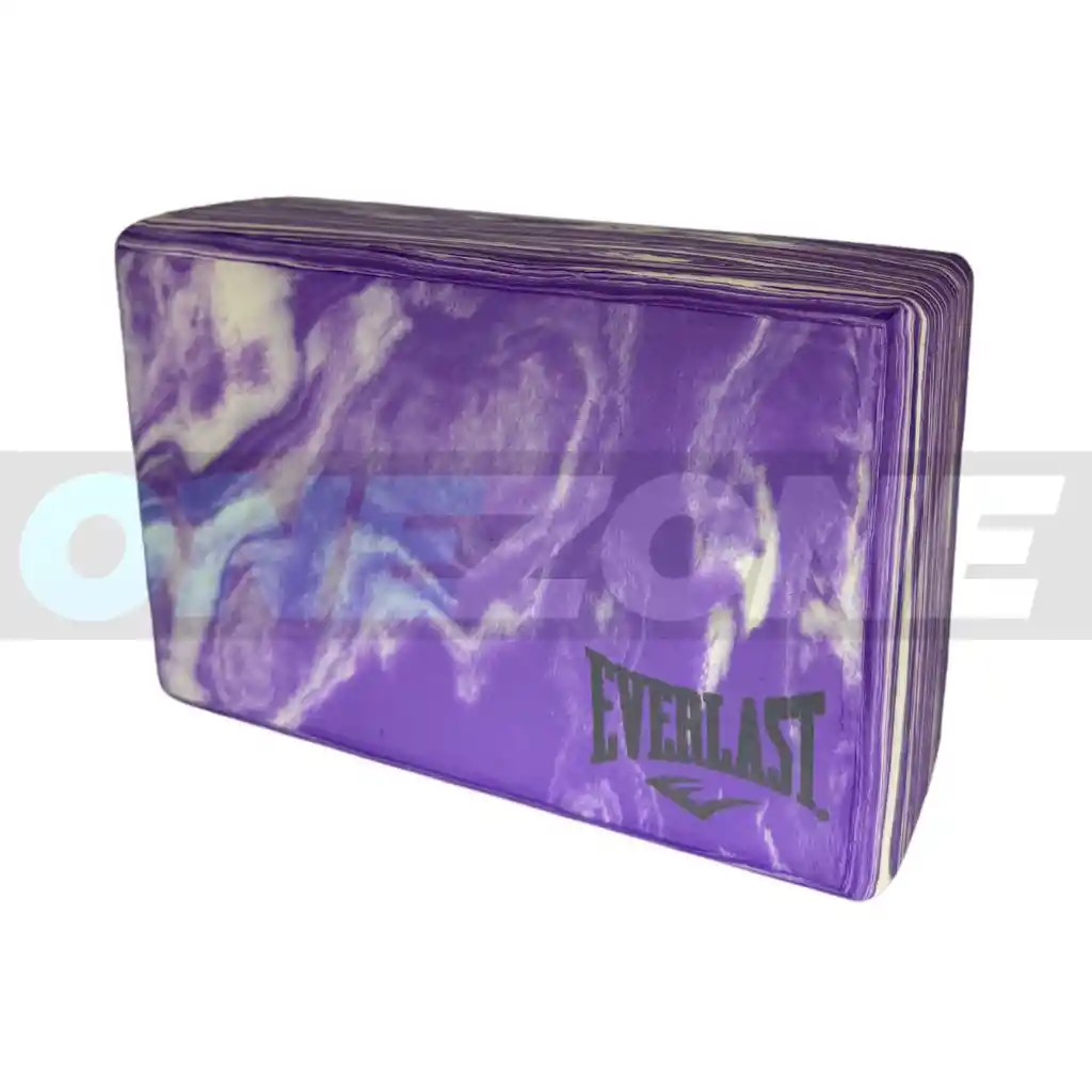 Bloque Yoga Everlast Competicion Marble - Evybk60m/ Morado-blanco