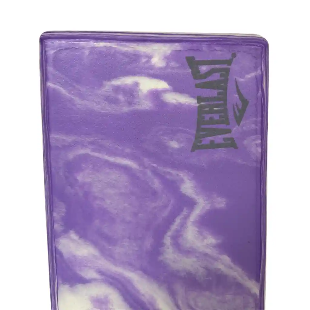 Bloque Yoga Everlast Competicion Marble - Evybk60m/ Morado-blanco