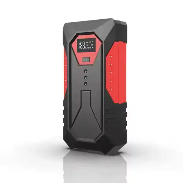 Kit Iniciador De Batería Con Linterna Y Power Bank Carro/moto