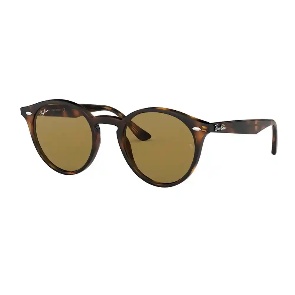 Gafas De Sol Ray Ban Round Highstreet Rb2180 710/73 Color Habana Talla 49mm