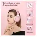 Audifonos Diadema Inalambricos Onikuma B100 | Cancelacion De Ruido | Rosadas