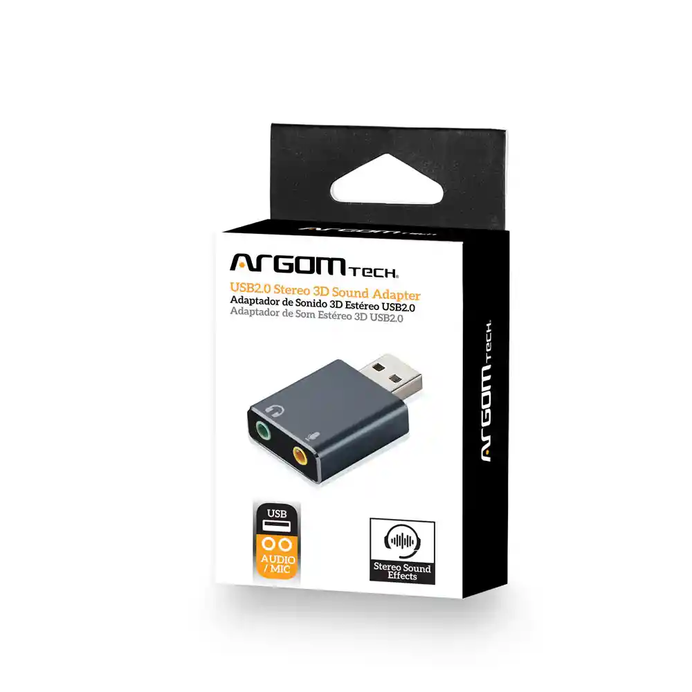 Adaptador De Sonido 3d Stereo Usb 2.0