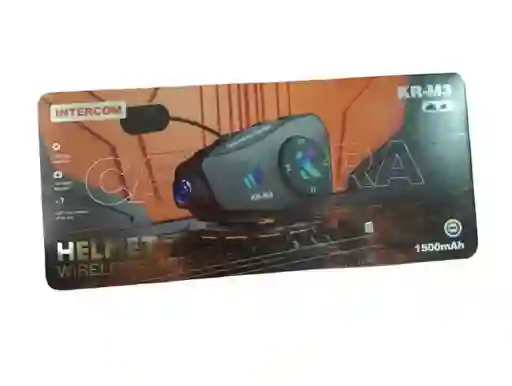 Intercomunicador Con Camara Radio Kr M3 Moto Casco