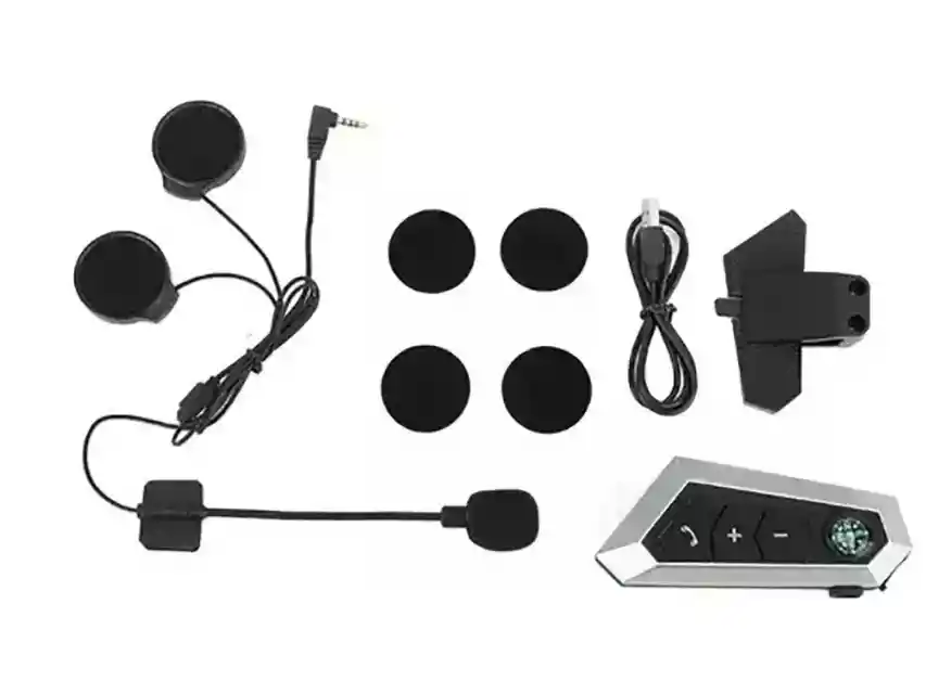 Intercomunicador Audífono Mic Casco Moto Bt22 Universal