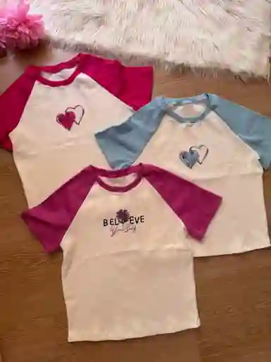 Camiseta En Rib