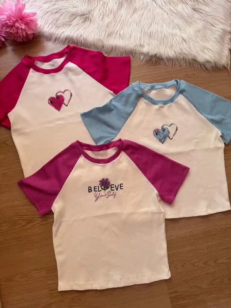 Camiseta En Rib