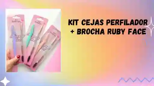 Kit Cejas Perfilador Y Brocha