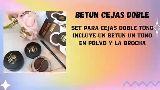 Betun Cejas Doble