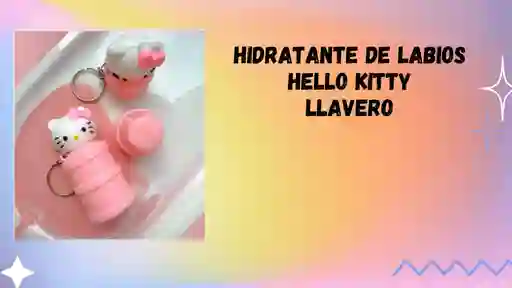 Hidratante De Labios Hello Kitty Llavero Hold Morning
