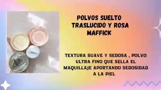 Polvo Suelto Traslucido Y Rosa Maffick