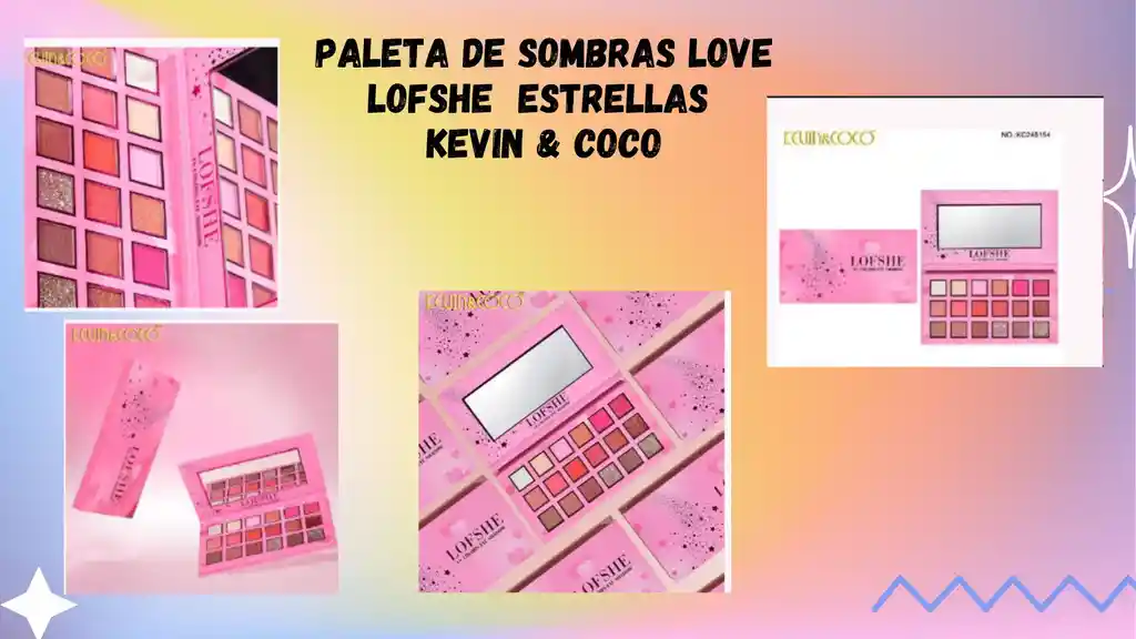 Paleta De Sombras Lofshe Estrellas K