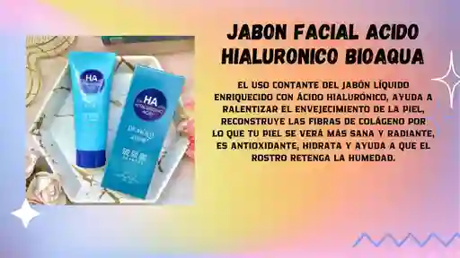 Jabon Facial Acido Hialuronico