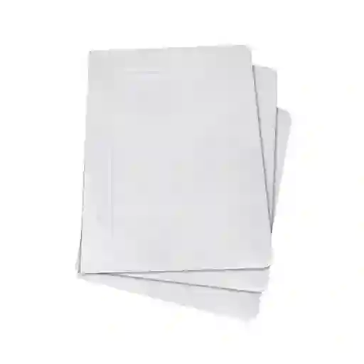 Carpeta Presentacion Carta Blanca Pack X 3 Und