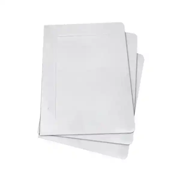 Carpeta Presentacion Carta Blanca Pack X 3 Und