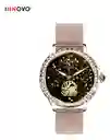 Smartwatch Amor Dama Oro Rosa Moda Estilo Elegante Mobulaa Notificaciones Innovo Tech