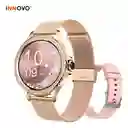 Smartwatch Amor Dama Oro Rosa Moda Estilo Elegante Mobulaa Notificaciones Innovo Tech