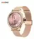 Smartwatch Amor Dama Oro Rosa Moda Estilo Elegante Mobulaa Notificaciones Innovo Tech