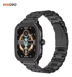 Smartwatch Tw22 Doble Pulso Bisel Mobulaa Black Edition Mesh Modos Deporte Innovo