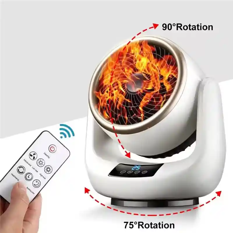 Calentador De Ambiente Wonder Heater Pro + Control Remoto