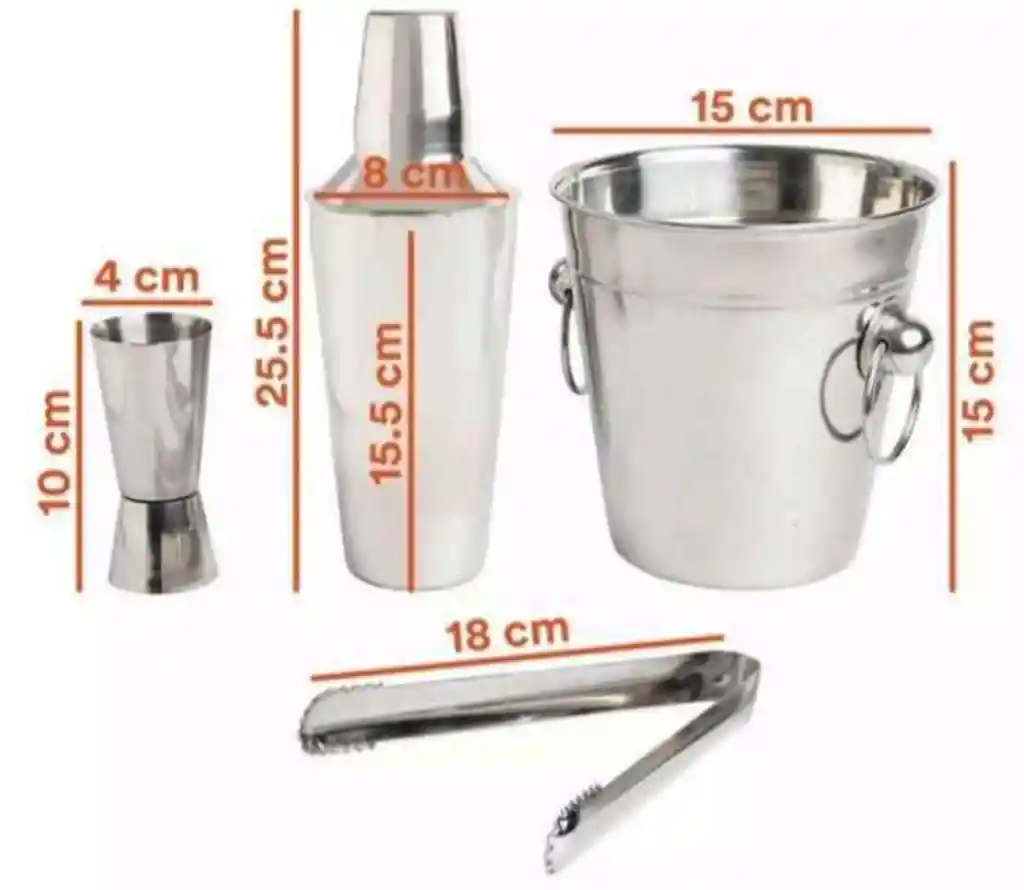 Set Para Cocteles - Kit Coctelera