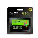 Disco De Estado Sólido Ultimate Su650 512 Gb 3d Nand