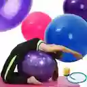 Pelota Balon 75cm-900gr + Inflador Yoga Pilates