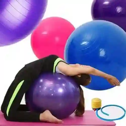 Pelota Balon 75cm-900gr + Inflador Yoga Pilates