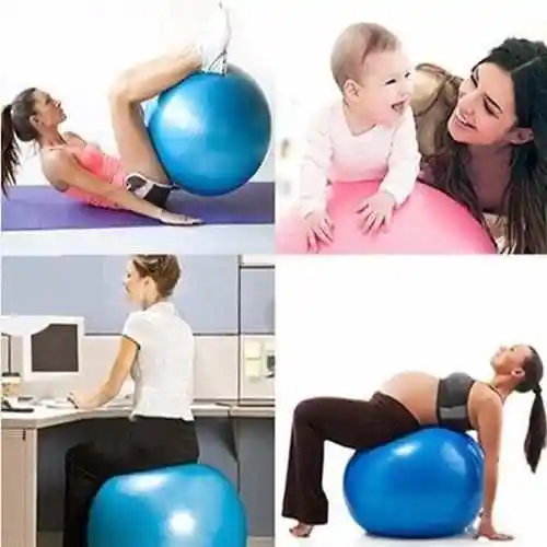 Pelota Balon 75cm-900gr + Inflador Yoga Pilates