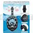 Mascara Careta De Buceo Snork Free Breath - Gvs80101896/ Negro L - Xl