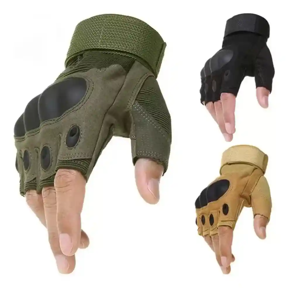 Guante Táctico De Medio Dedo