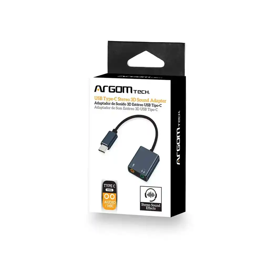 Adaptador Tipo C A 3d Stereo Argom