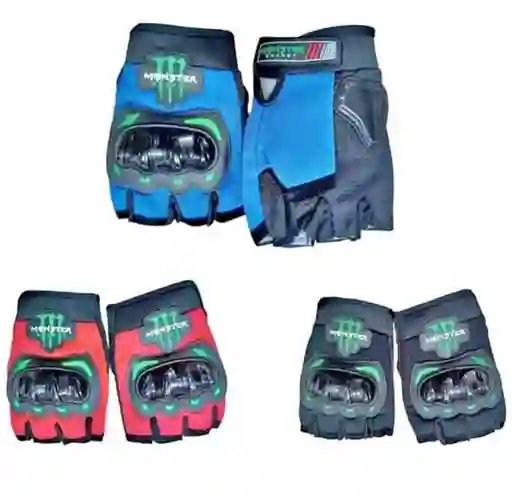 Guantes Deportivos Bicicleta Moto Monster Energy