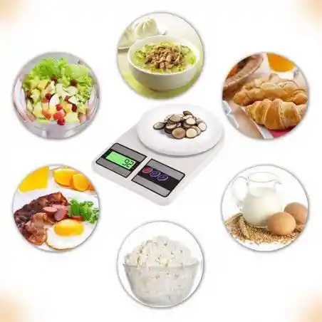 Balanza Gramera Báscula Digital Cocina Capacidad Hasta 10kg