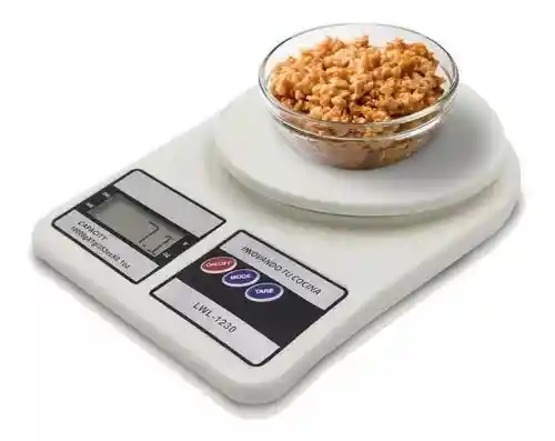 Balanza Gramera Báscula Digital Cocina Capacidad Hasta 10kg