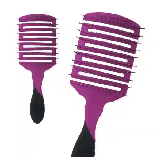 Cepillo Flexible Profesional Plano Para El Secado Wet Brush Pro Flex Dry Paddle Purple