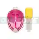 Mascara Careta De Buceo Snork Free Breath - Gvs80101896/ Rosado L - Xl