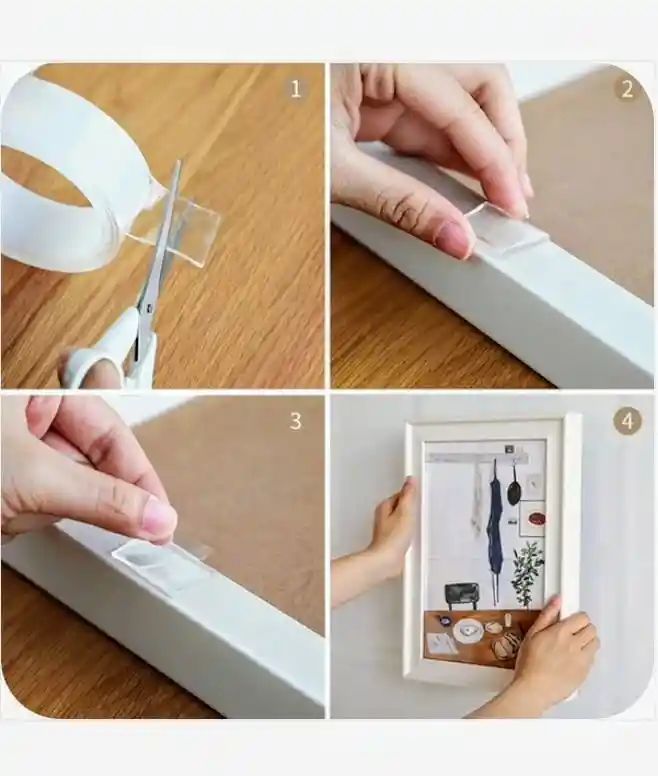 Cinta Transparente Doble Faz 5 Metros