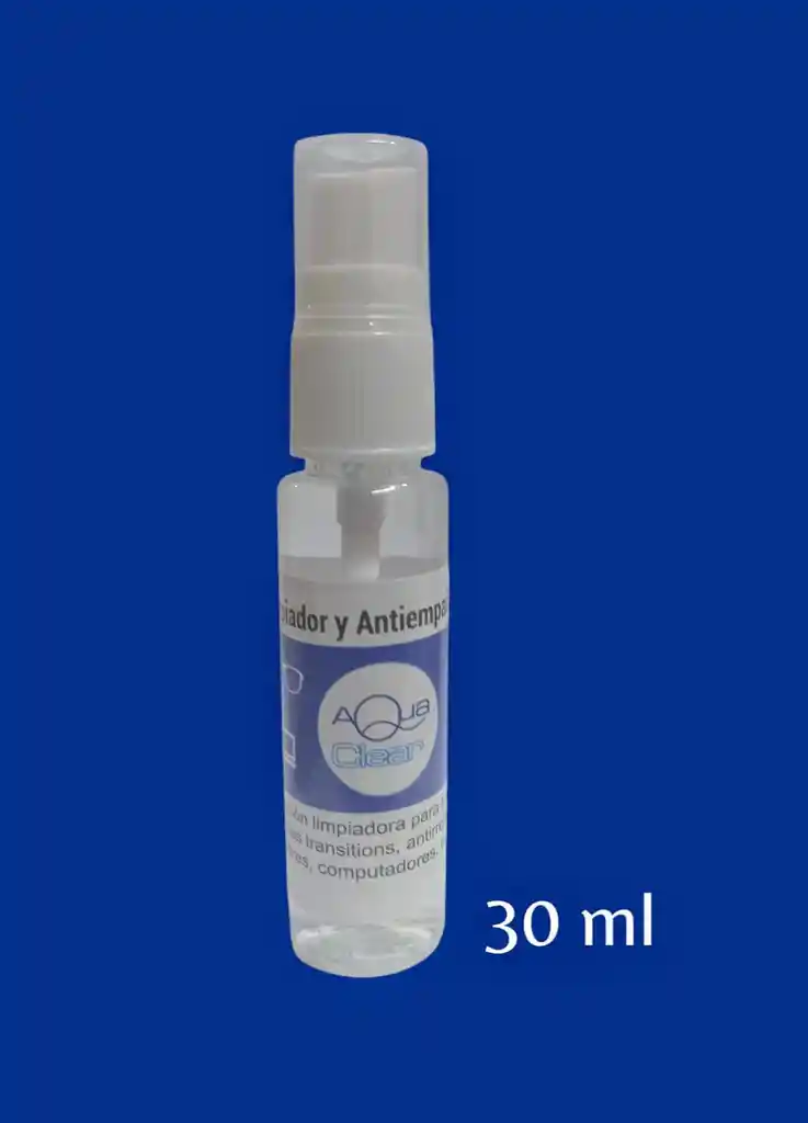 Liquido Limpiador Para Lentes Gafas Por Unidad 30 Ml