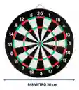 Tablero Dardos Tiro Al Blanco 30cm Juego De Puntería