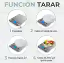Balanza Gramera Bascula Digital Pesa Cocina Acero Inox 5 Kgs Color Acero Inoxidable