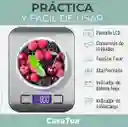 Balanza Gramera Bascula Digital Pesa Cocina Acero Inox 5 Kgs Color Acero Inoxidable