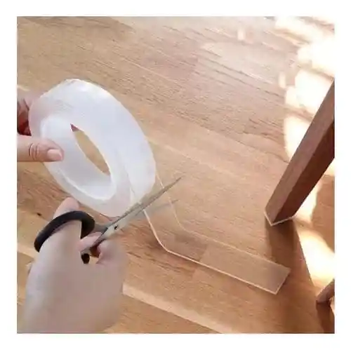 Cinta Adhesiva Nano Cinta De Silicona Lavable Doble Faz