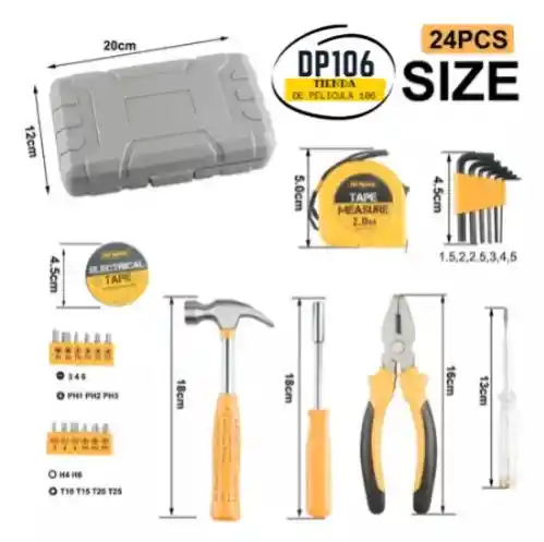Kit De Herramientas Esenciales 24 En 1