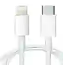 Cable Iphone Tipo C A Lightning Carga Rápida 1 Metro
