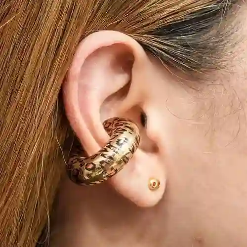 Earcuff Chunky Animal Print