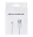 Cable Iphone Usb Cable De Datos Lightning Carga Rápida 1 Metro