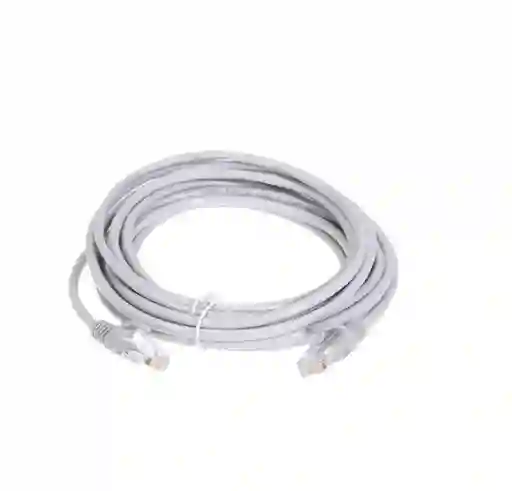 Cable De Red Utp Categoria 6 Blanco De 3 Metros