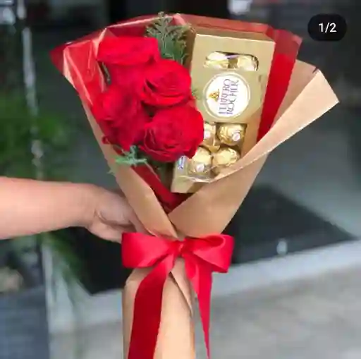 Rosas 4 Chocolate 8